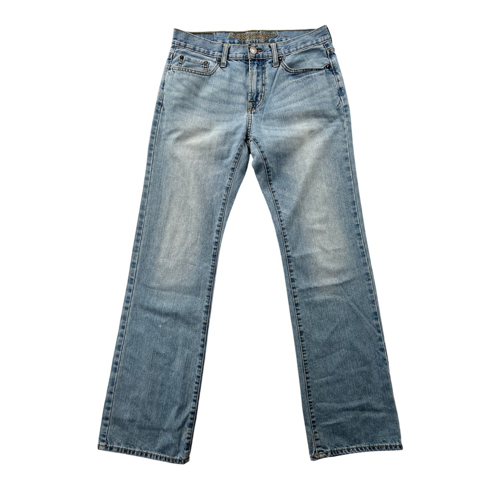 American Eagle Original Boot Jeans Mens 30x34 Blue Denim Casual Classic Y2K